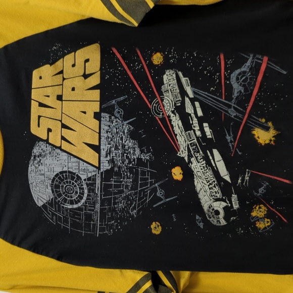 Star Wars Long Sleeve Graphic Tee Size L - Picture 2 of 4